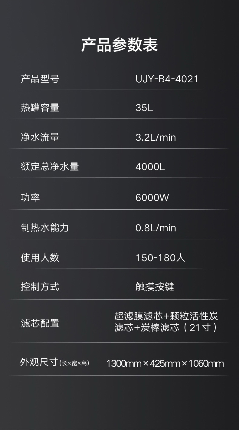 商用凈水機(jī)UJY-B4-4021